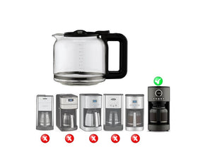 HAKANO carafe handle provides comfortable, secure grip during pouring.