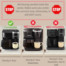 HAKANO K-Duo carafe with drip-free spout enables clean pours