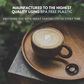 HAKANO two-pack frother whisk for Keurig K-Café, barista-quality froth