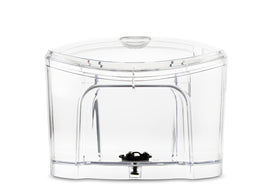 HAKANO durable plastic reservoir close-up demonstrates solid construction for daily coffee routines