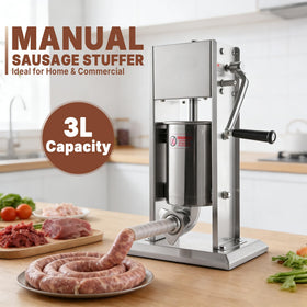 Hakka Brothers sausage stuffer cylinder enabling smooth, controlled filling