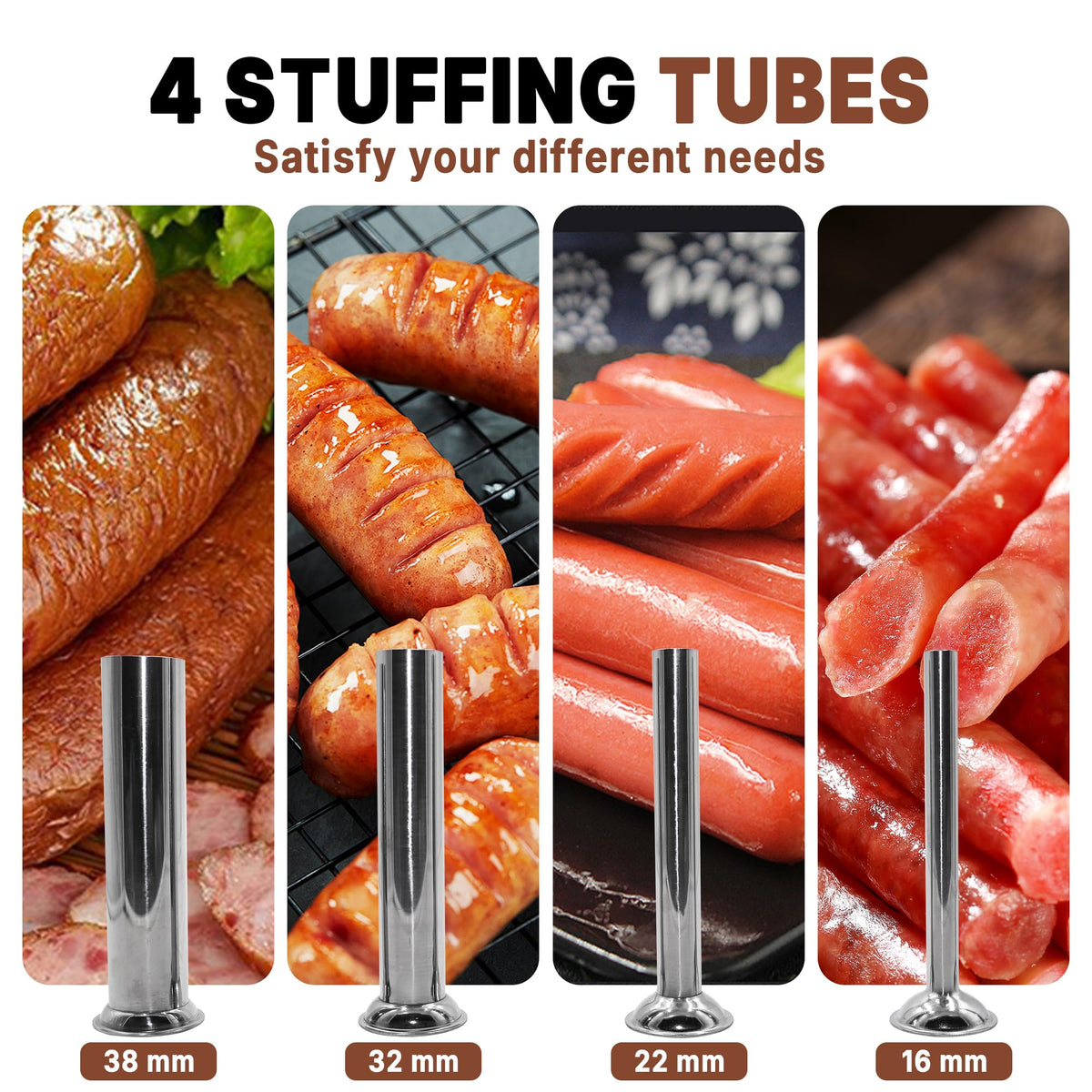 Hakka Brothers nozzle 38mm for jumbo sausages