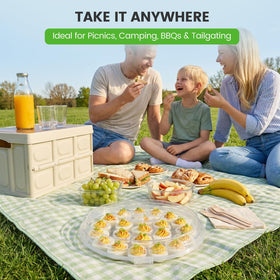 HAKSEN deviled egg carrier is BPA-free and easy to clean