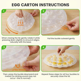 HAKSEN deviled egg 3-pack is ideal for large gatherings