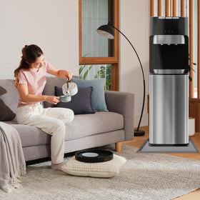 HALAGAS Water Cooler Mat bedroom setup keeps space tidy and dry