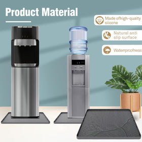 HALAGAS Water Cooler Mat dishwasher-safe silicone for easy cleaning