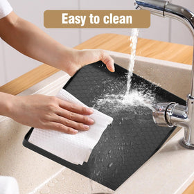 HALAGAS water dispenser mat fits 19x22 inches for versatile placement