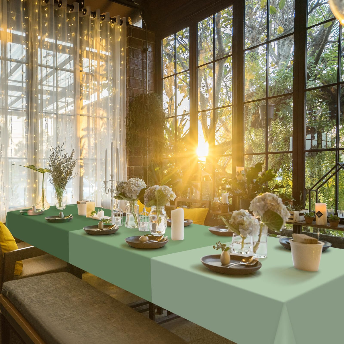 Hallswl sage green decor ideal for baby showers