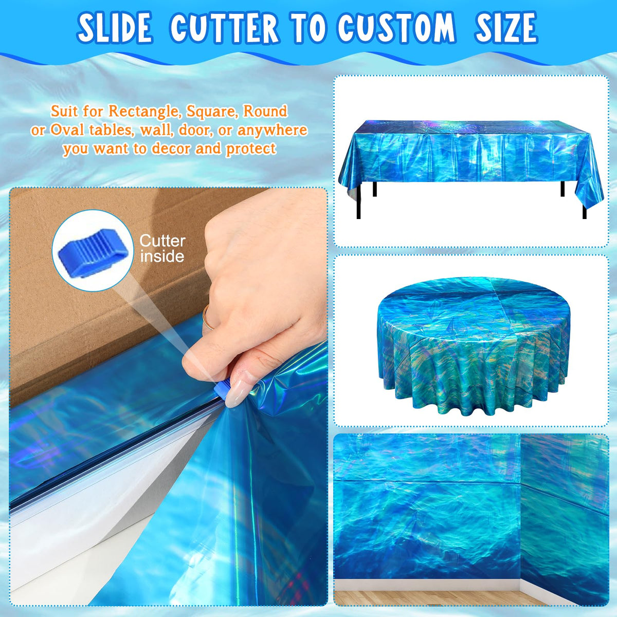 Hallswl cutting cutter tool included for custom sizing