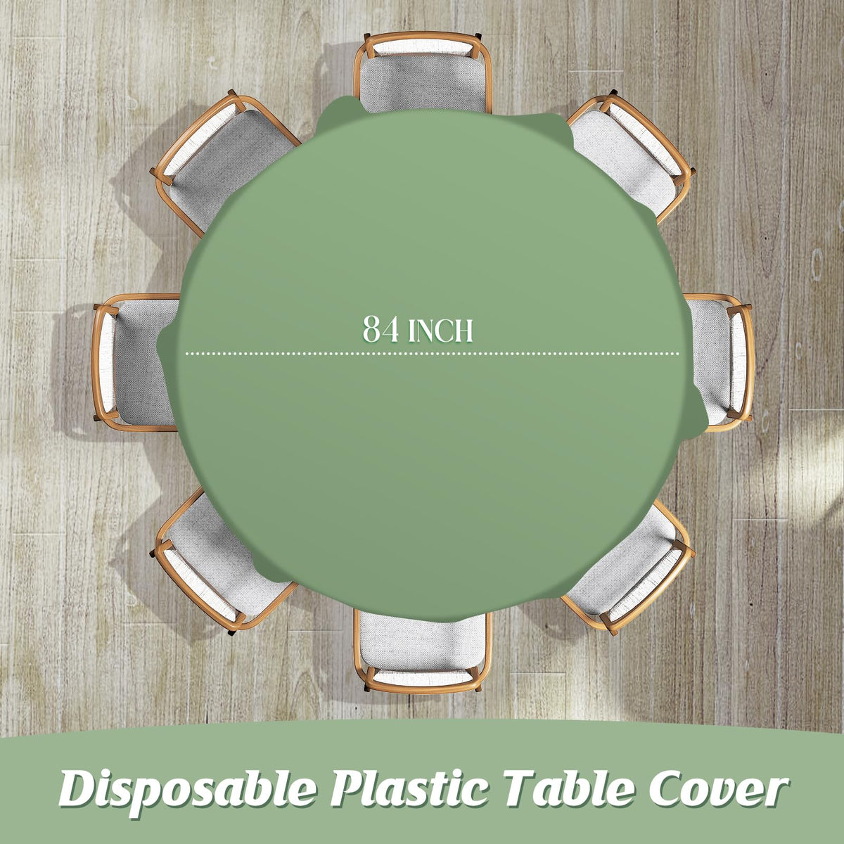 Hallswl four-color round tablecloth set for versatile party styling.