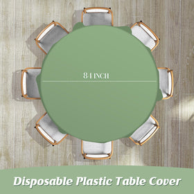 Hallswl four-color round tablecloth set for versatile party styling.