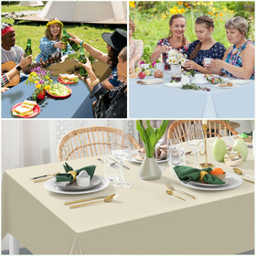 Hallswl ideal tablecloth for 8 to 10 seat rectangular tables
