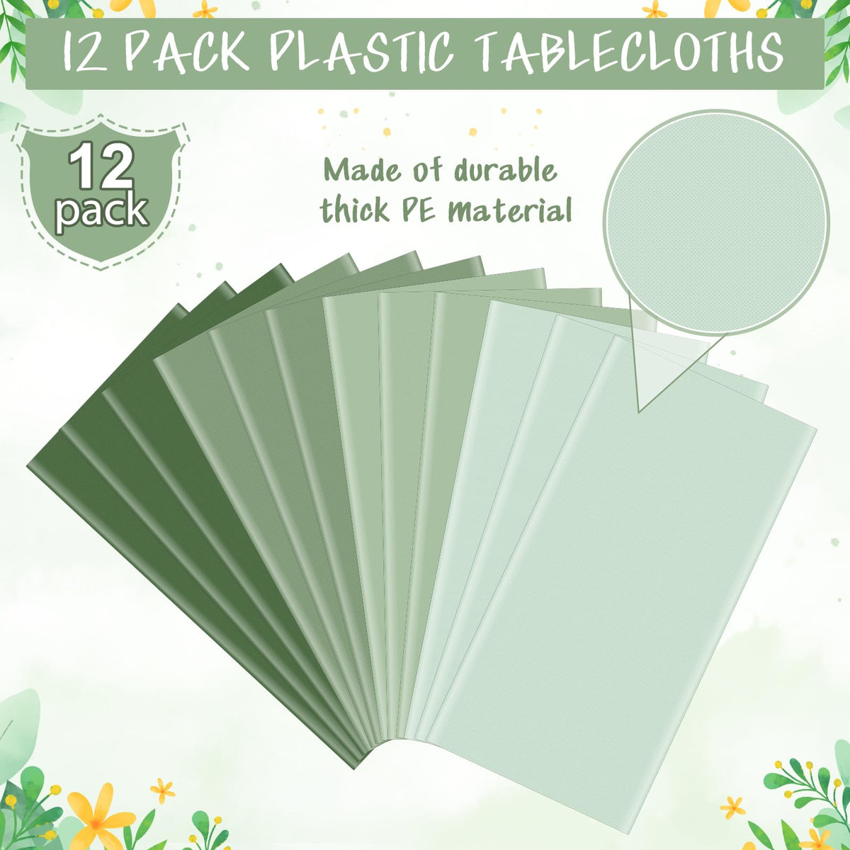 Hallswl 54x108 inch size on rectangular table