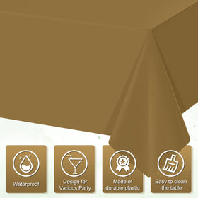 Hallswl waterproof tablecloth with smooth surface for easy cleanup
