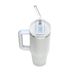 HÅLM glass straw 100% recyclable for eco-friendly sipping.