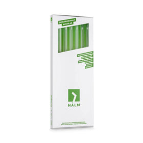 HÅLM glass straw withstands hot and cold drinks without flavor transfer.