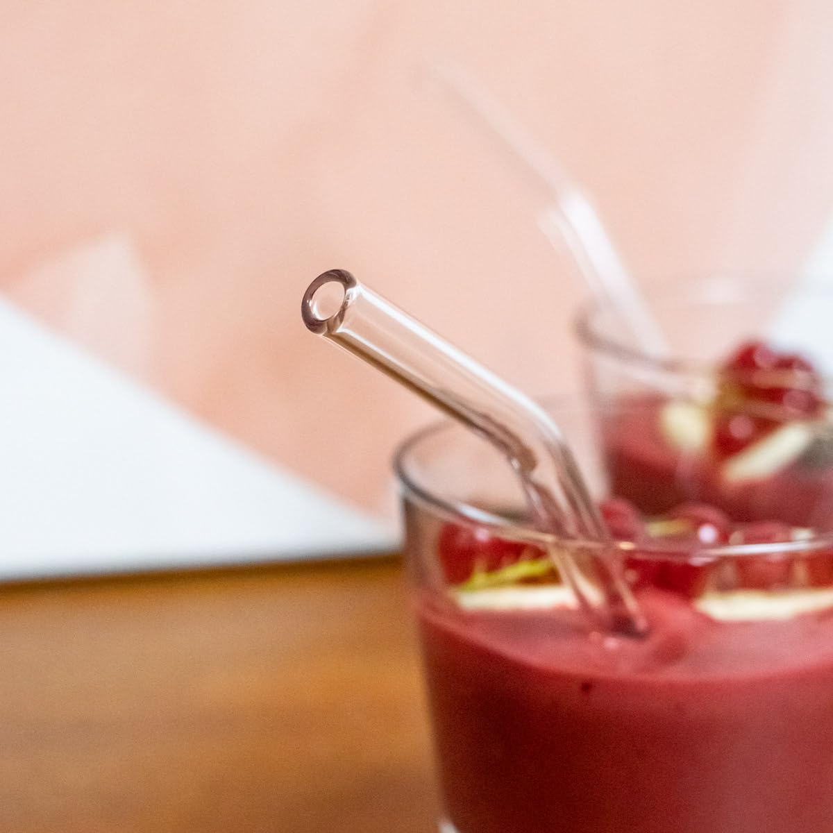HÅLM glass straws made in Germany with fair-wage production.
