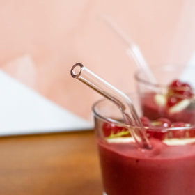 HÅLM glass straws made in Germany with fair-wage production.
