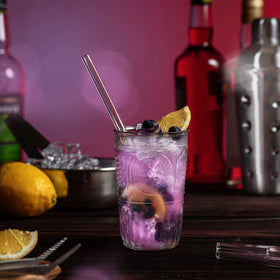 HÅLM glass straw edge and clear appearance for smooth tasting experience