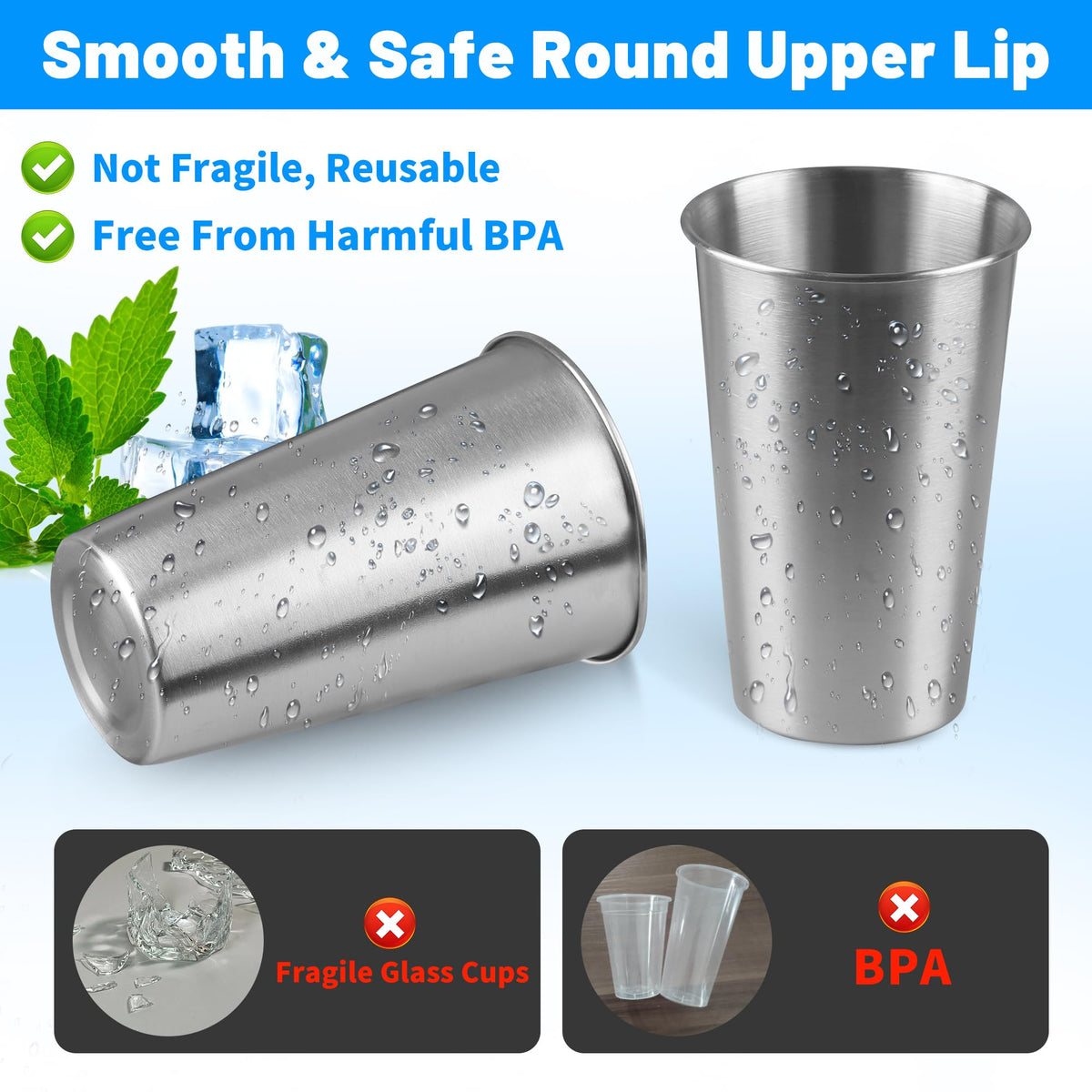 HAMILADUO dishwasher-safe cups simplify cleanup after gatherings.