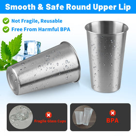 HAMILADUO dishwasher-safe cups simplify cleanup after gatherings.