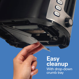 Hamilton Beach 22633 toast boost lifts slices for easy removal