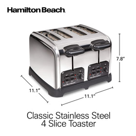 Hamilton Beach 24782 even toasting delivers balanced color across slices.