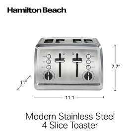 Hamilton Beach 24798 two-toasters-in-one enables independent browning