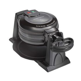 Hamilton Beach 26201 waffle iron with removable plates for easy cleanup after waffles