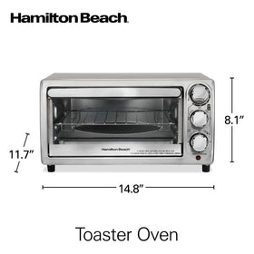Hamilton Beach 31143 compact countertop fits small kitchens without sacrificing power