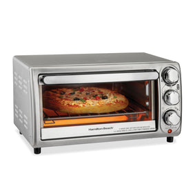 Hamilton Beach 31143 toaster oven four-slice capacity for quick family meals