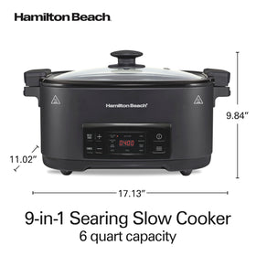 Hamilton Beach 33604 roasting-steaming rack used for even tender meat.