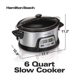 Hamilton Beach 33861 Lid lock enhances secure transport of meals