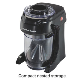 Hamilton Beach 3-in-1 spiralizer compact design for easy storage