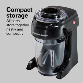 Hamilton Beach 3-in-1 spiralizer metal food grip for secure processing