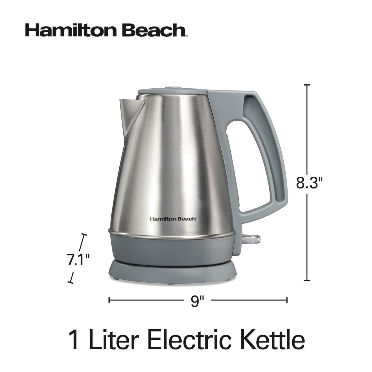 Hamilton Beach 41065 in use for tea or coffee moments
