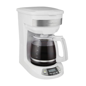 Hamilton Beach 46294J coffee maker front view with easy controls