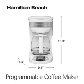 Hamilton Beach 46294J dishwasher-safe brew basket for easy cleanup