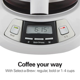 Hamilton Beach 46294J Select-a-Brew for customizable strength