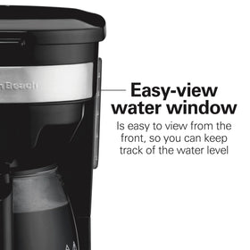 Hamilton Beach 46299J glass carafe used for efficient hot coffee service