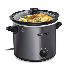 Hamilton Beach 4-Quart slow cooker dial easy control for busy weeknights
