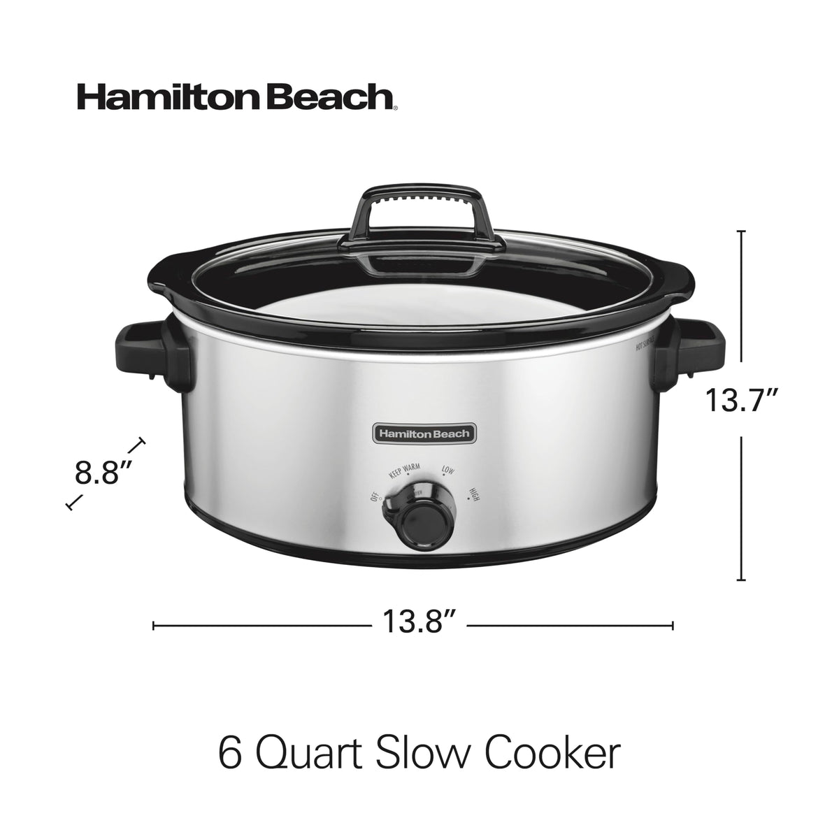 Warranty label and sturdy build promise long-lasting performance for busy households