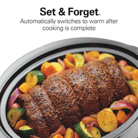 7-quart capacity image highlighting servings for eight or more