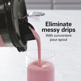 Hamilton Beach blender with 700 watts peak power handles frozen ingredients.