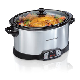 Hamilton Beach 8-quart slow cooker crock for family meals.