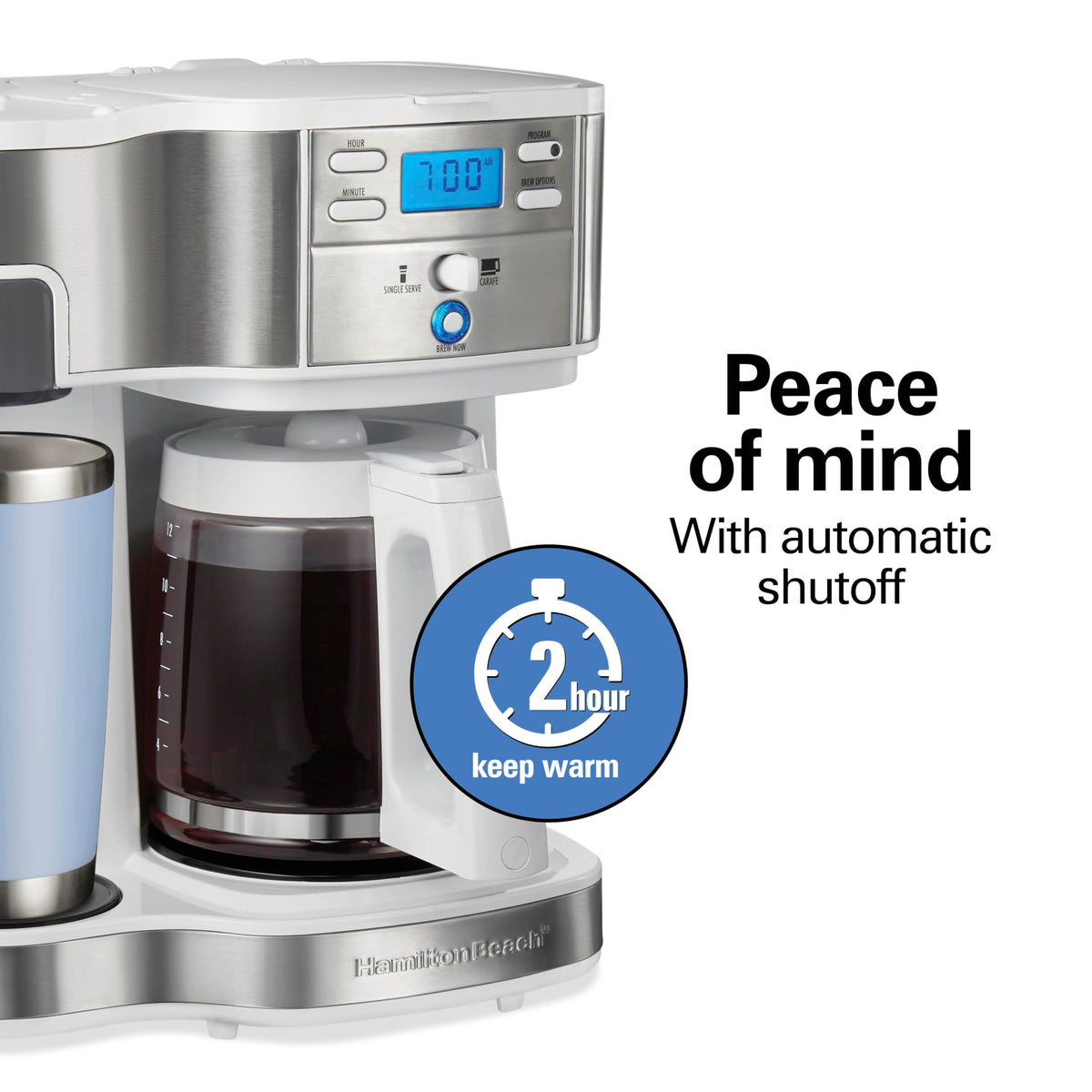 Hamilton Beach AutoPause & Pour lets you grab a cup mid-brew.