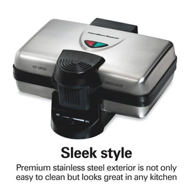 Power and preheat lights guide cooking readiness