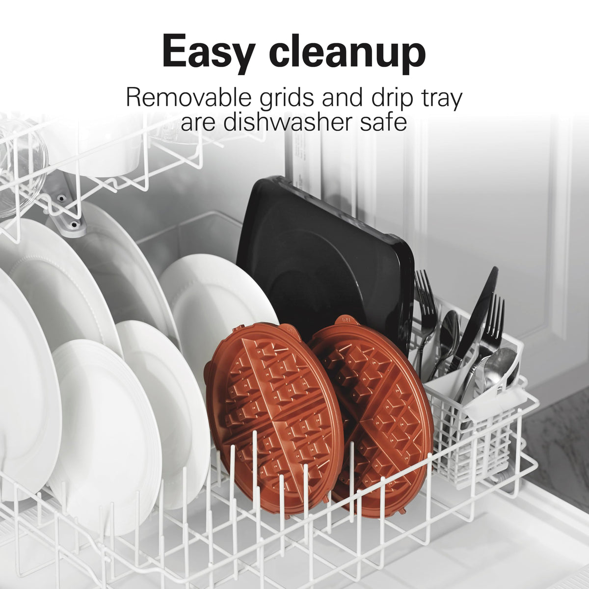 Hamilton Beach Durathon ceramic nonstick grids resist cracking