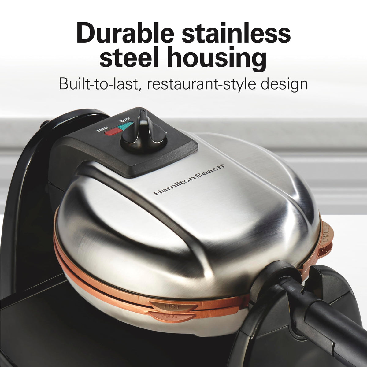 Hamilton Beach drip tray removable for quick cleanup