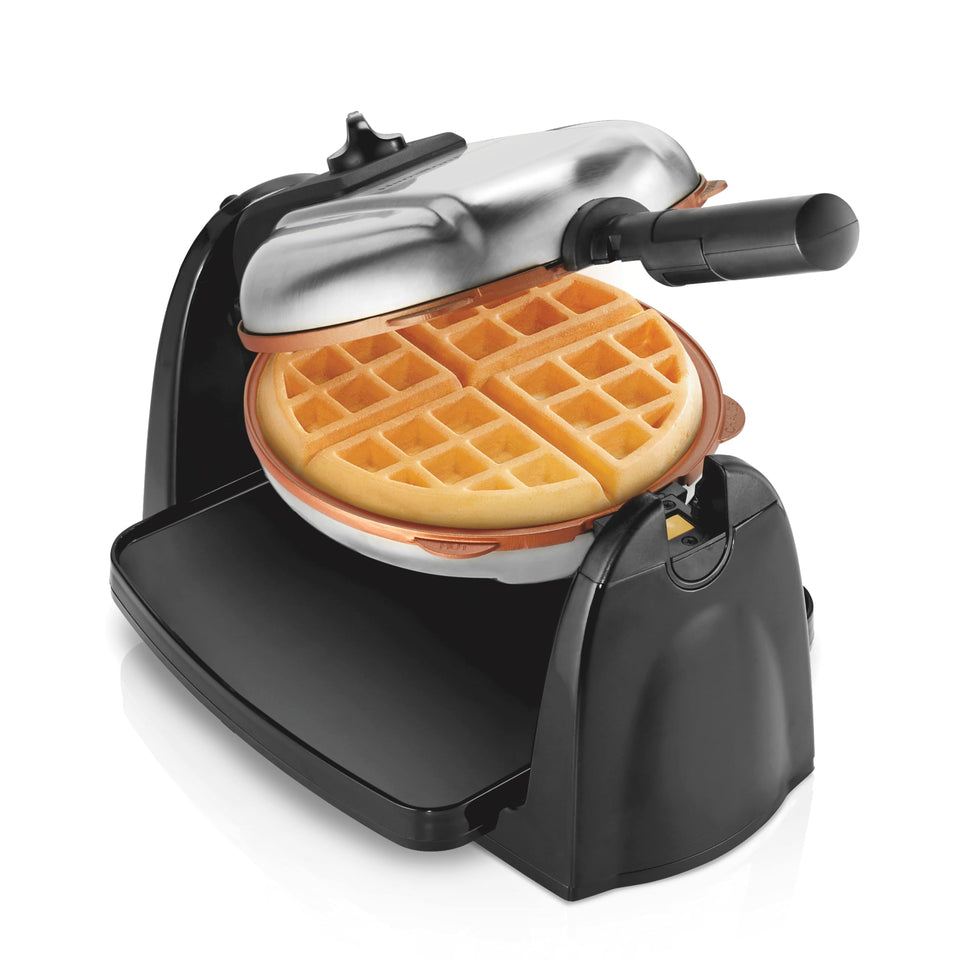 Hamilton Beach waffle maker with removable grids for easy cleanup